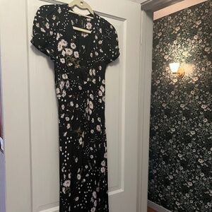 Madewell floral midi dress